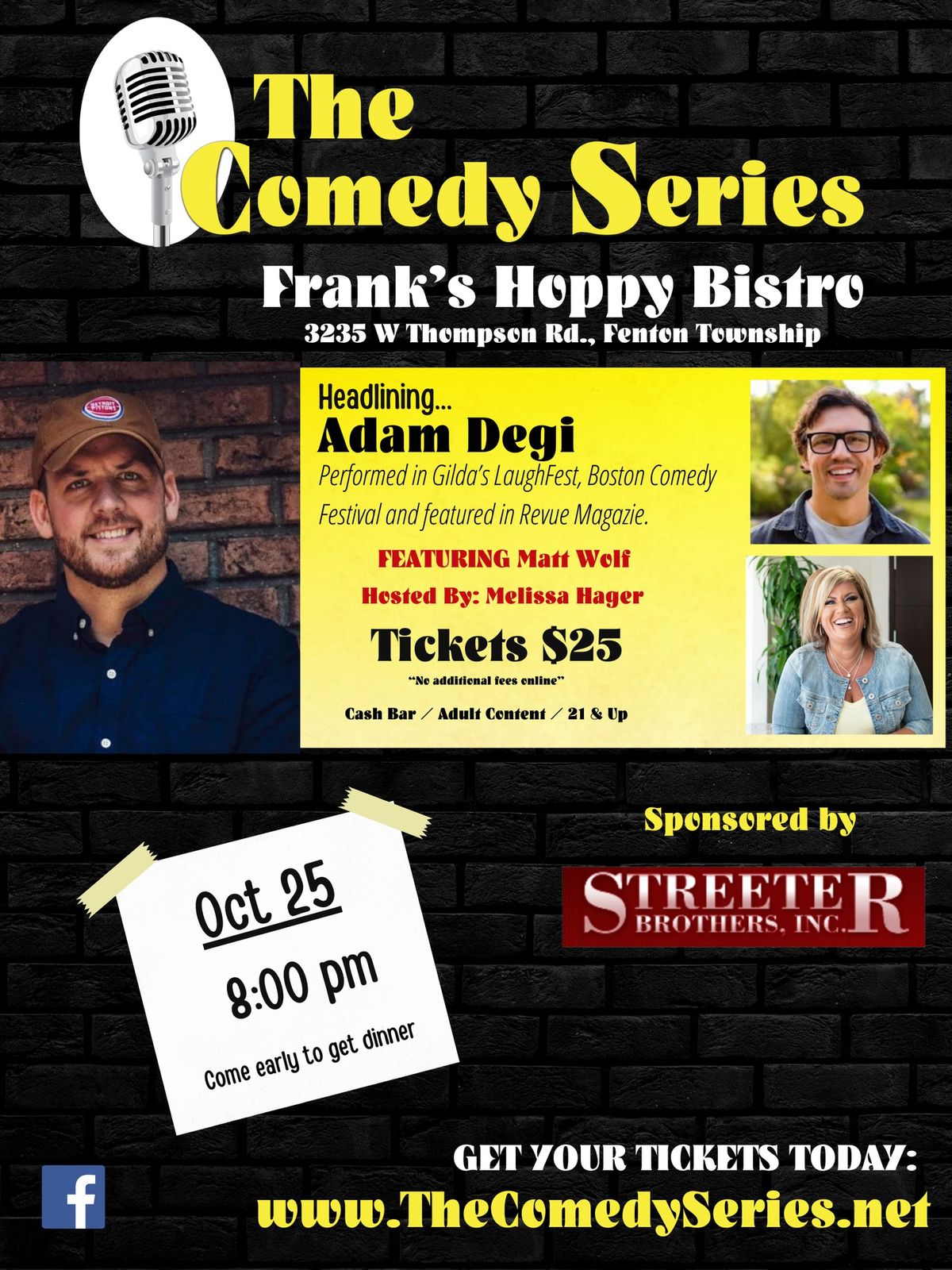 Comedy - Fenton- Frank's Hoppy Bistro