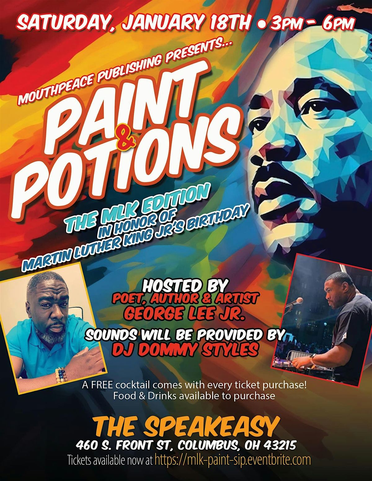 The MLK Edition of Paint, Poetry & Potions