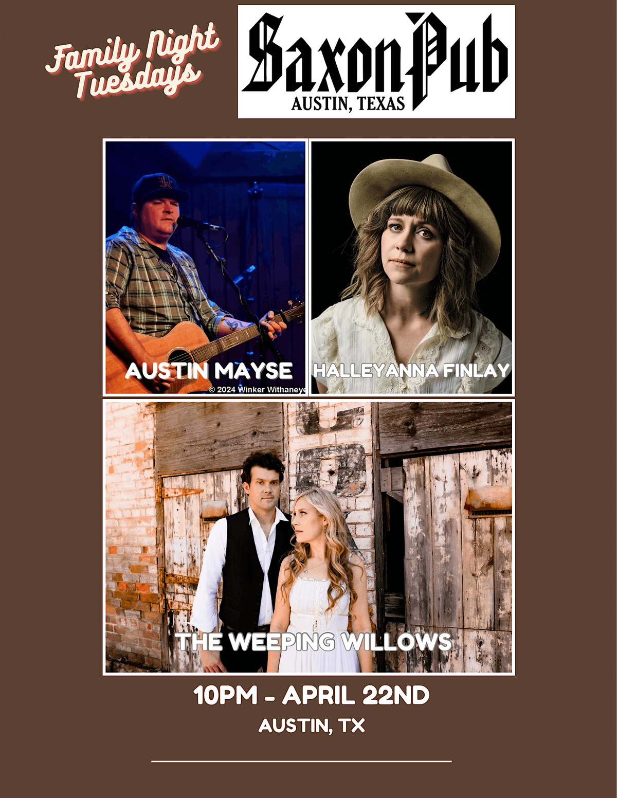 Austin Mayse & HalleyAnna Family night