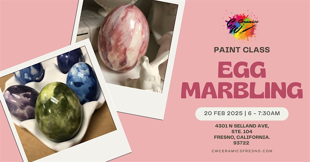 Paint Class: Egg Marbling