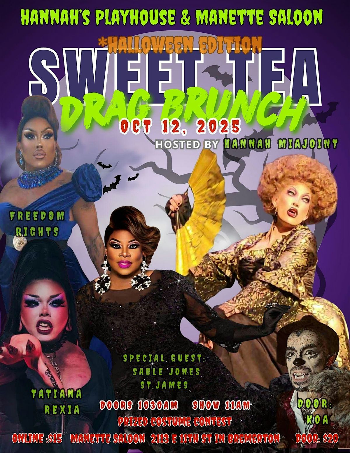 Sweet Tea: Halloween Drag Brunch