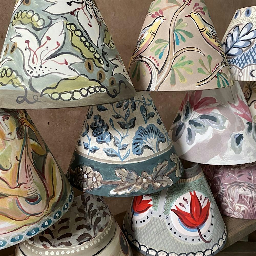 Bloomsbury Revisited, Lamp Shade Painting