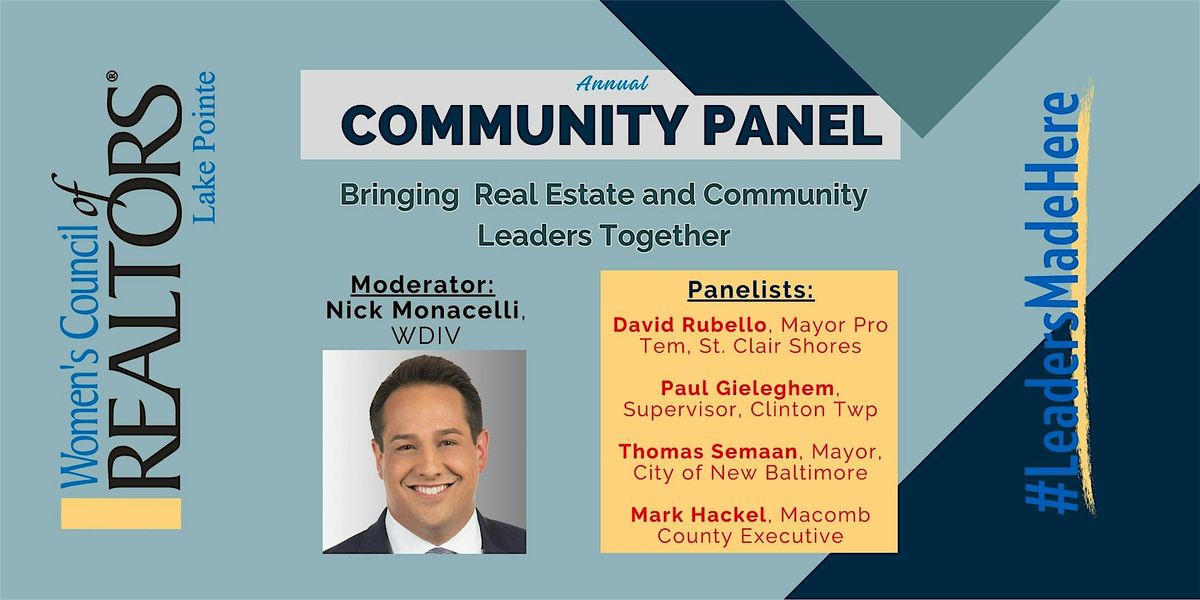 Community Panel: Bringing Real Estate and Community Leaders Together