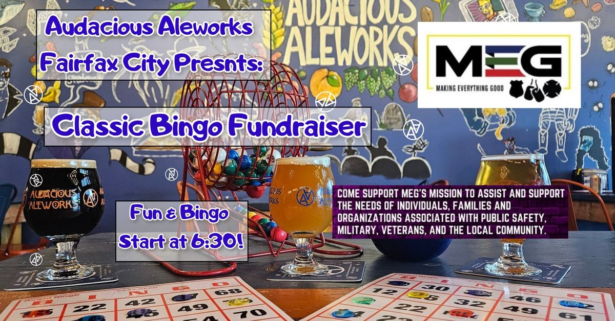 Charity Fundraiser Bingo: MEG (Making Everything Good)