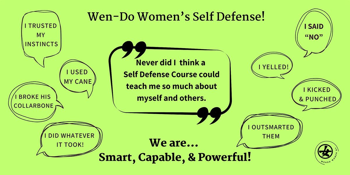 WenDo Women's Self Defense: 5 Week Series!