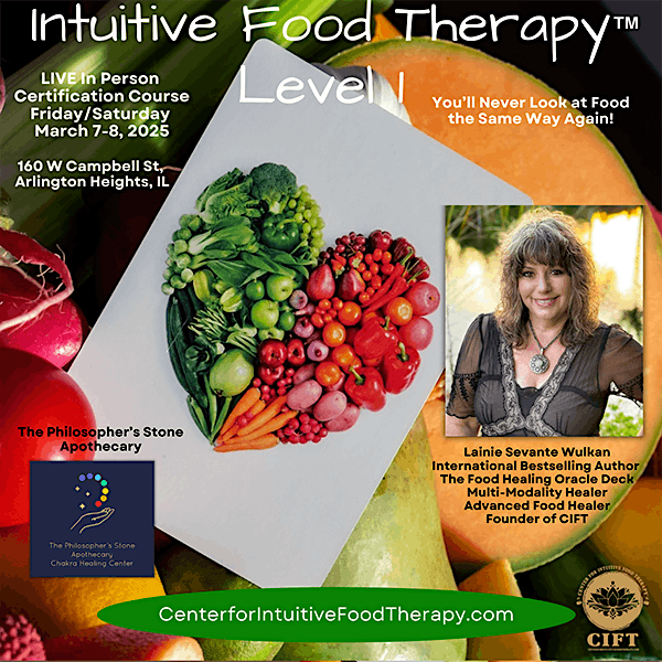 Level 1 Food Healing Oracle Deck Certification