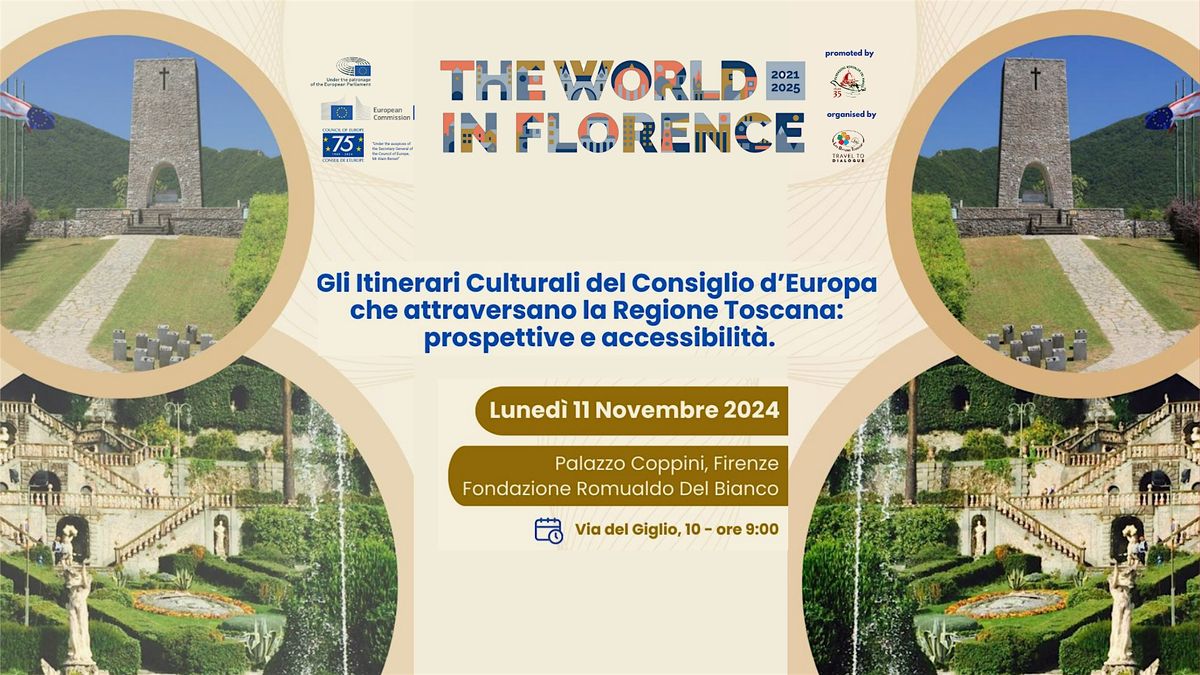 Gli Itinerari Culturali del Consiglio d\u2019Europa che attraversano la Regione