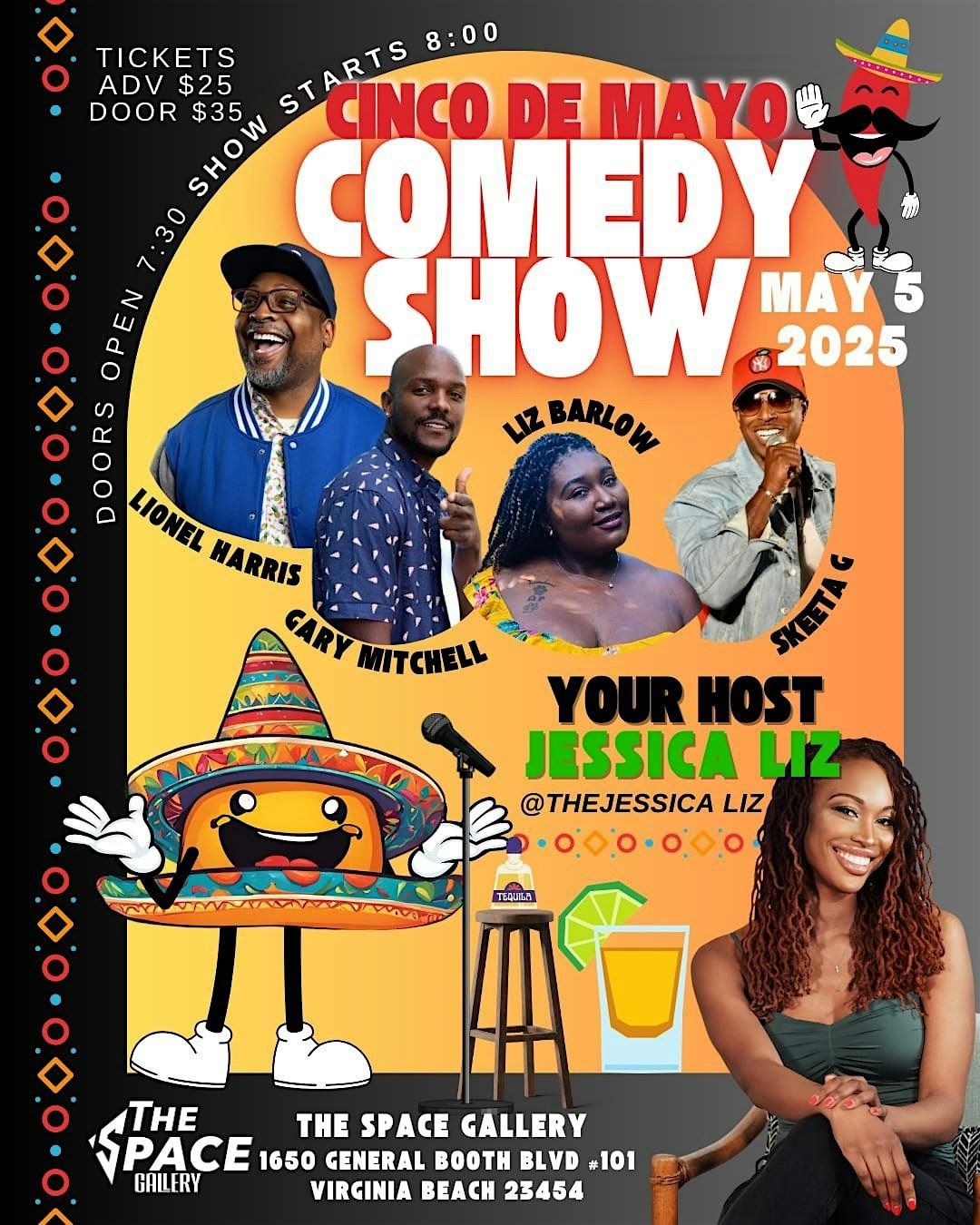 Cinco De Mayo Comedy Bash