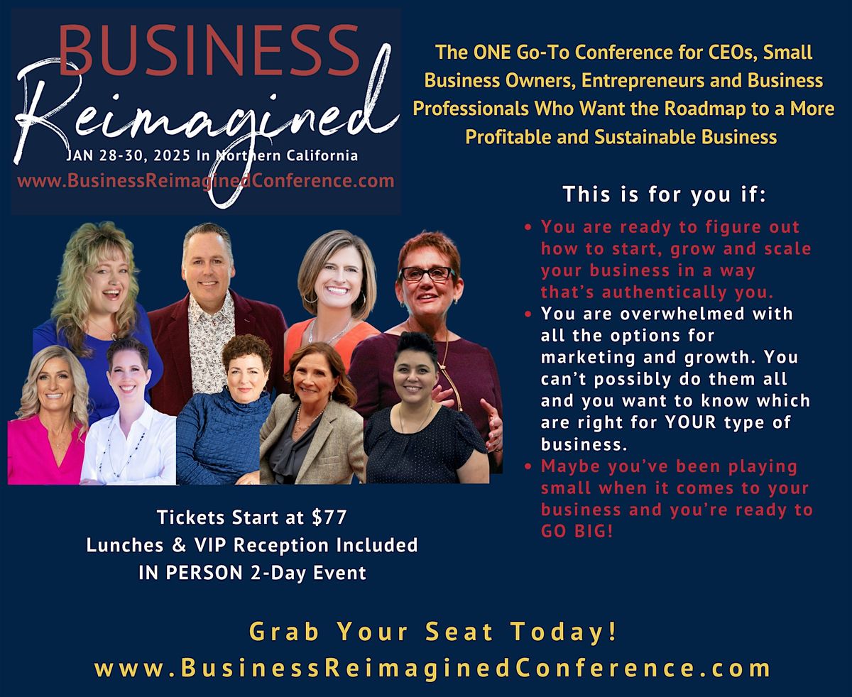 Business Reimagined Conference January 28-30, 2025