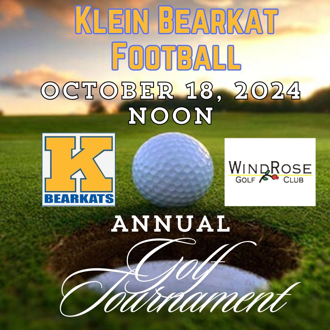 2024 Klein Bearkat Football Annual Golf Tournament