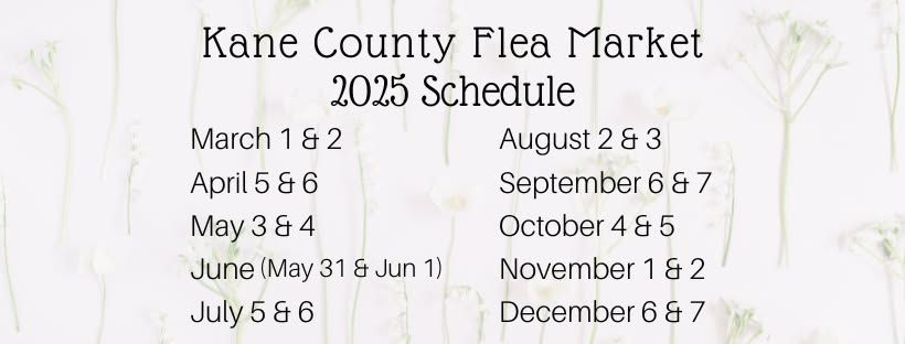 Kane County Flea Market - March 2025