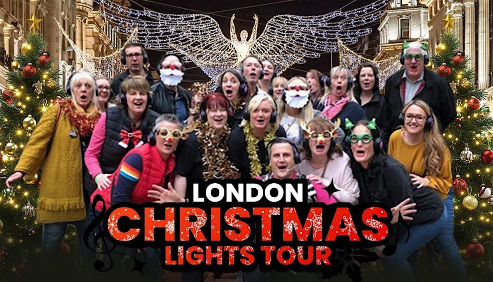 London Christmas Lights Tour - With Christmas Music