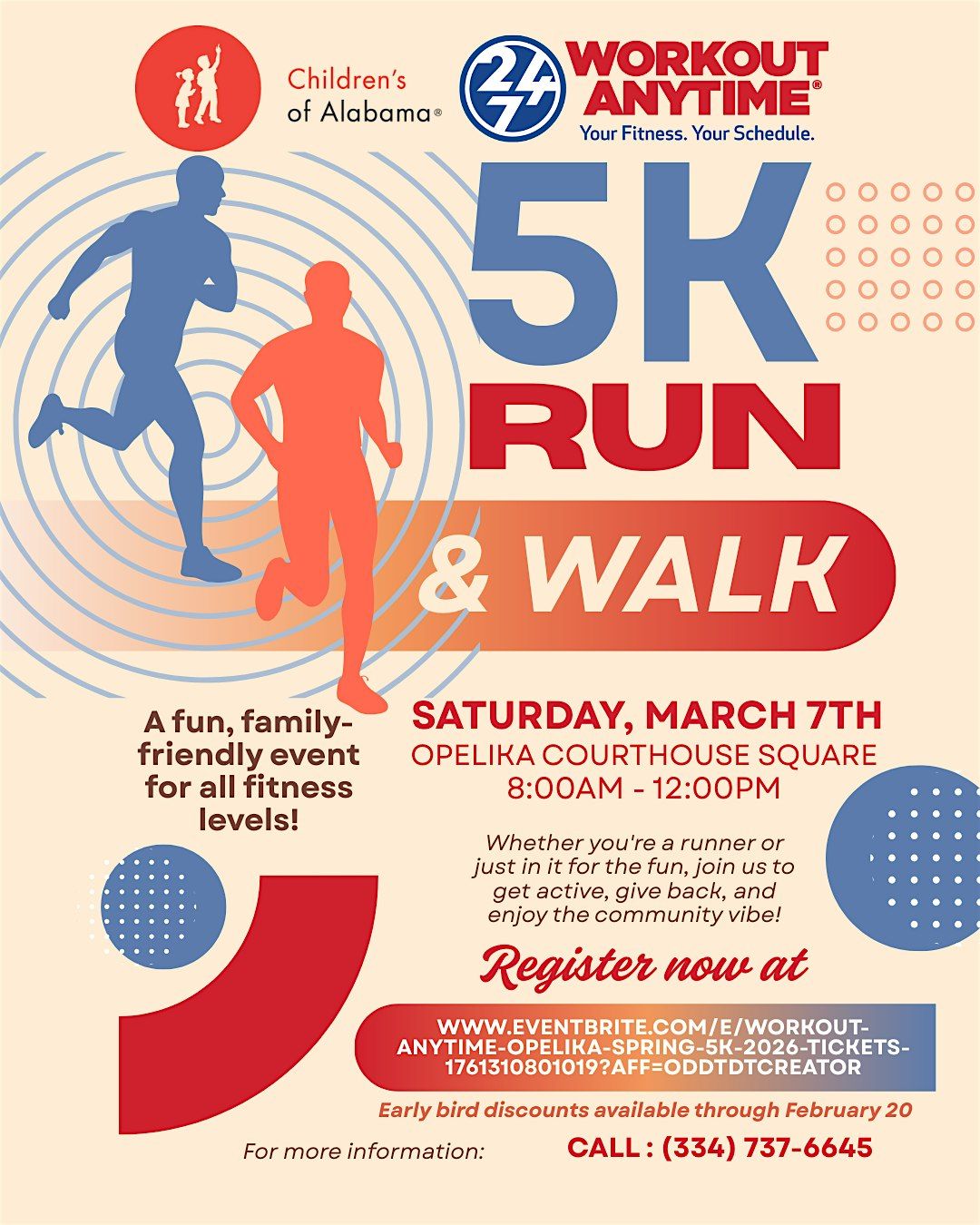 Workout Anytime Opelika - Spring 5k 2026