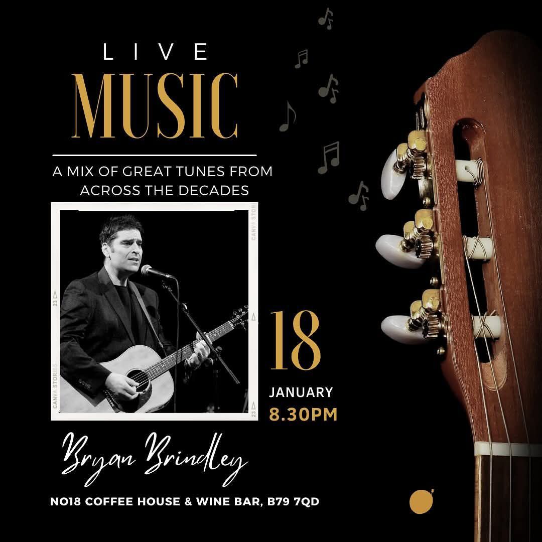 Bryan Brindley live & acoustic @ No 18