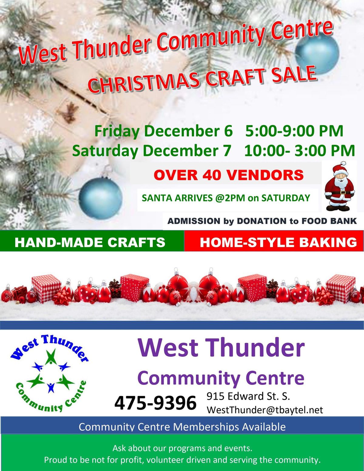 West Thunder Christmas Craft Sale