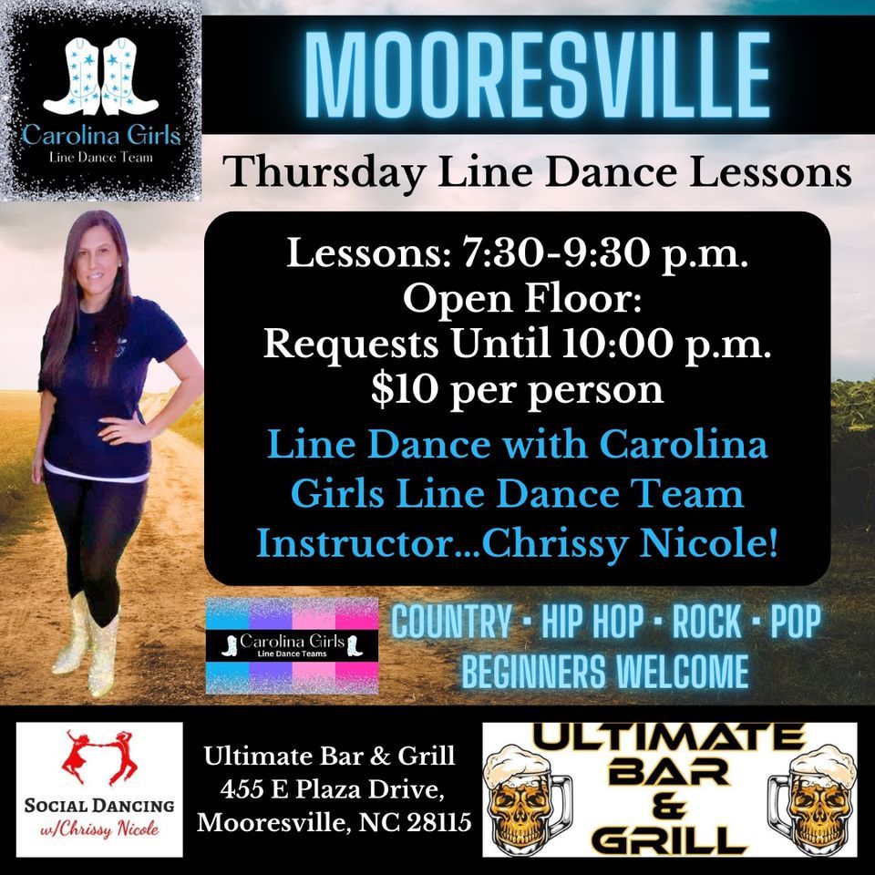 Line Dance Lessons in Mooresville!!