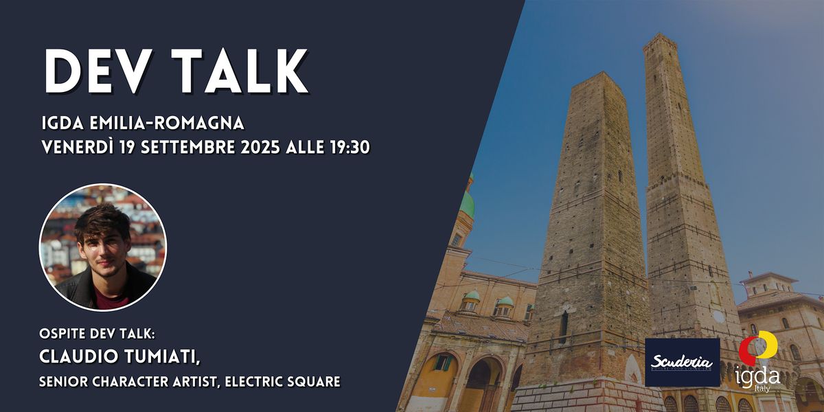 IGDA Emilia Romagna | DEV TALK con Claudio Tumiati