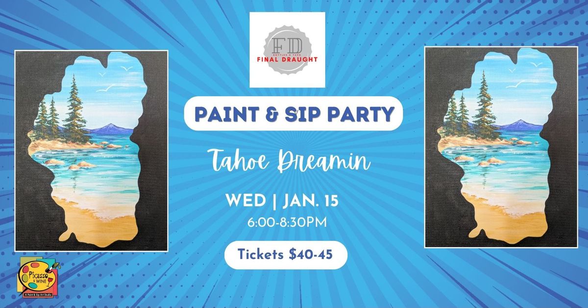 Paint & Sip Party at Final Draught-SOLD OUT!