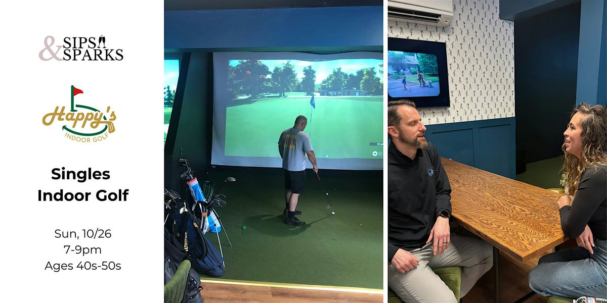 Singles Indoor Golf Ages 40s-50s in Southington, CT at Happy's Golf Indoor