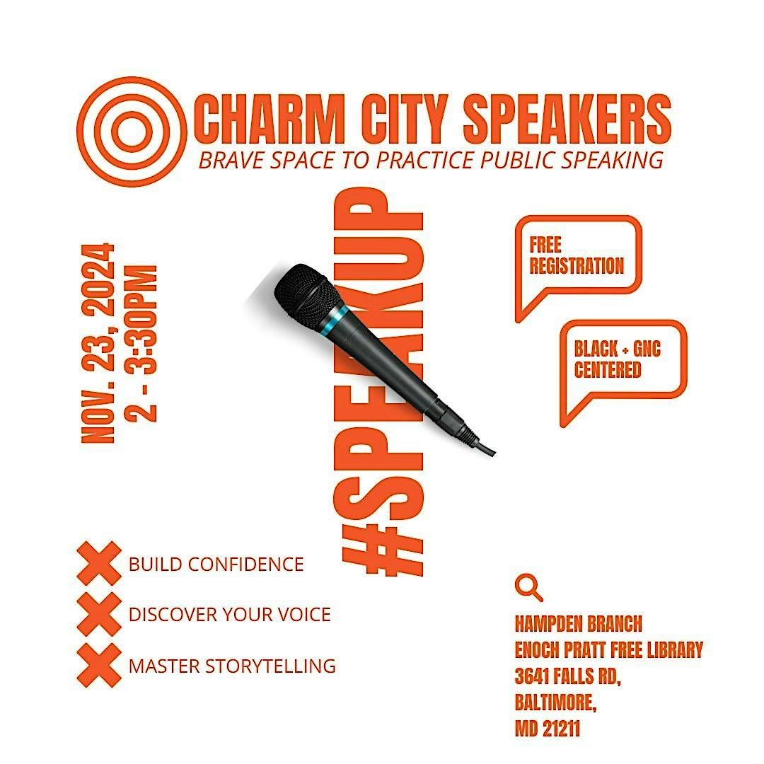 Charm City Speakers - November 2024