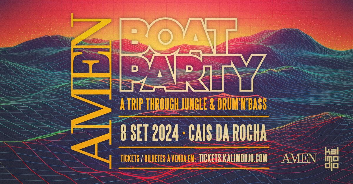 AMEN Boat Party 2024 w\/ Law (UK), La Dame (FR), Mentality (BE)