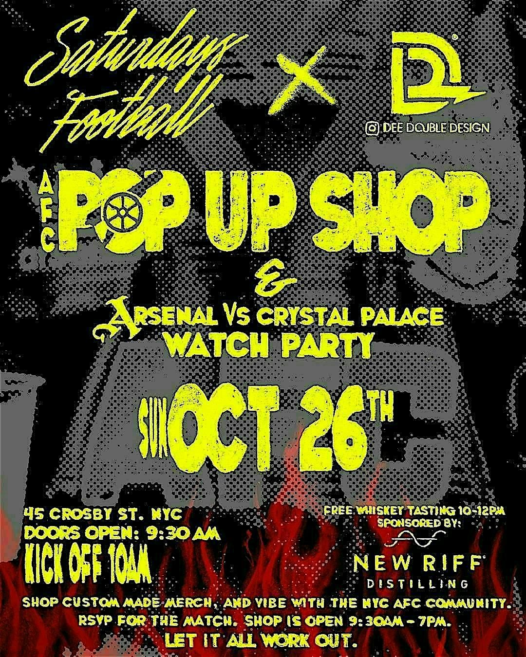 Saturdays Football x Deedoubledesign\u2019s AFC Pop Up