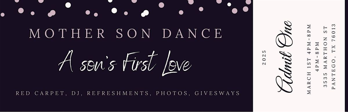 Mother Son Dance \u201cA Son\u2019s First Love\u201d