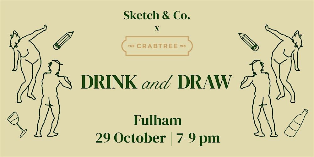 Drink and Draw at The Crabtree, Fulham
