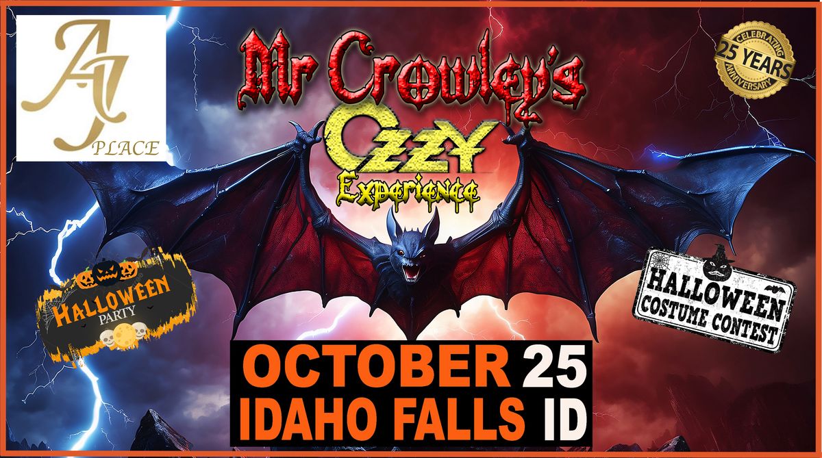 AJ's Place presents a Halloween Rock & Roll Party with Mr Crowley's Ozzy Experience!