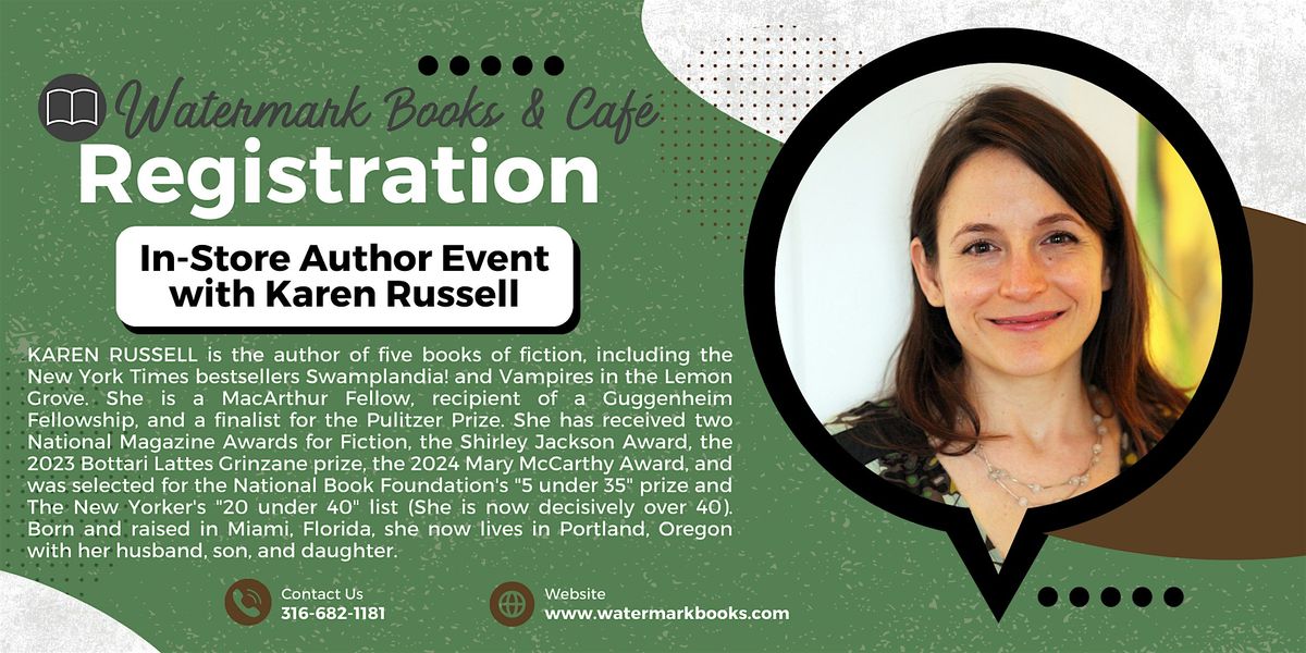 In Store Author Event with Karen Russell