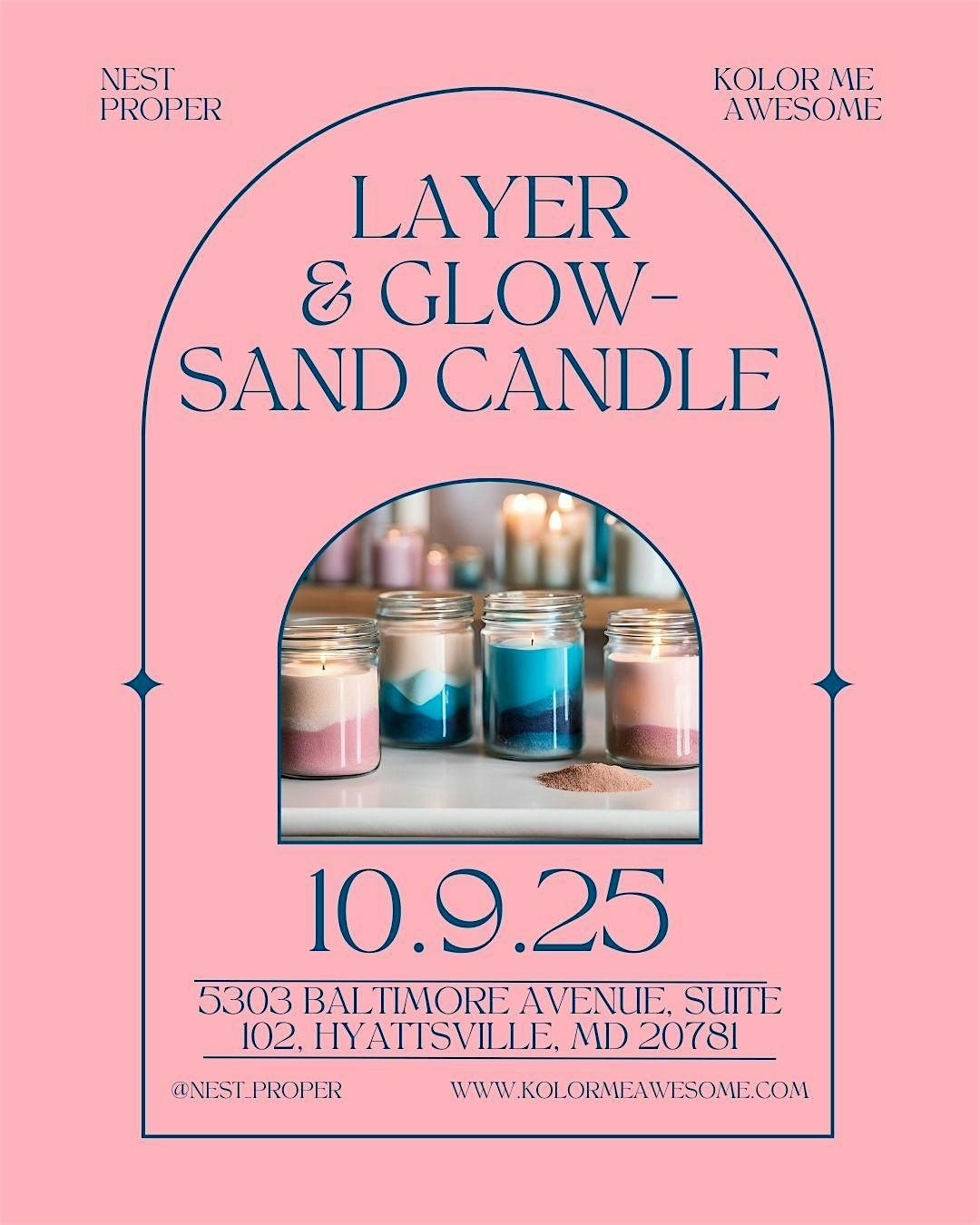 Layer & Glow: Sand Candle Workshop \u2013 DIY Candle Making in Hyattsville