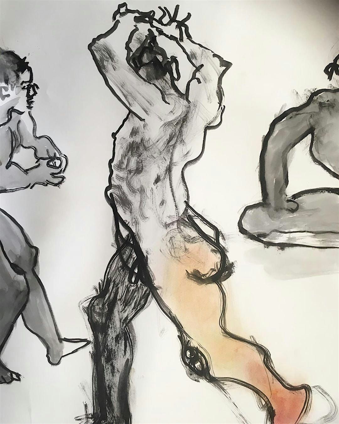 Fast Poses Life Drawing - Guided and themed sessions, SE London & Online