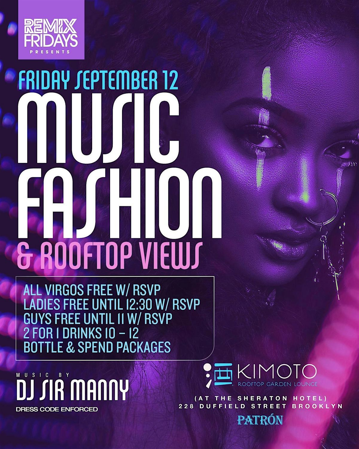 Music, Fashion & Rooftop Views @ Kimoto Rooftop \u2022 2-for-1 drinks! FREE!