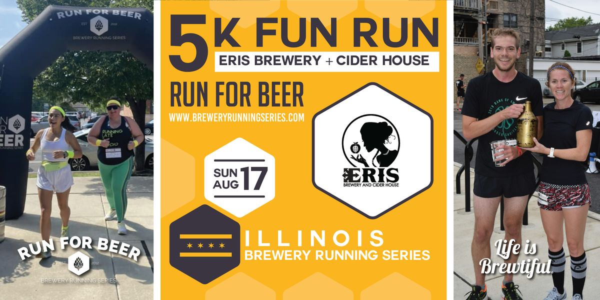 5k Beer Run x ERIS Brewery & Cider House | 2025 IL Brewery Running Series