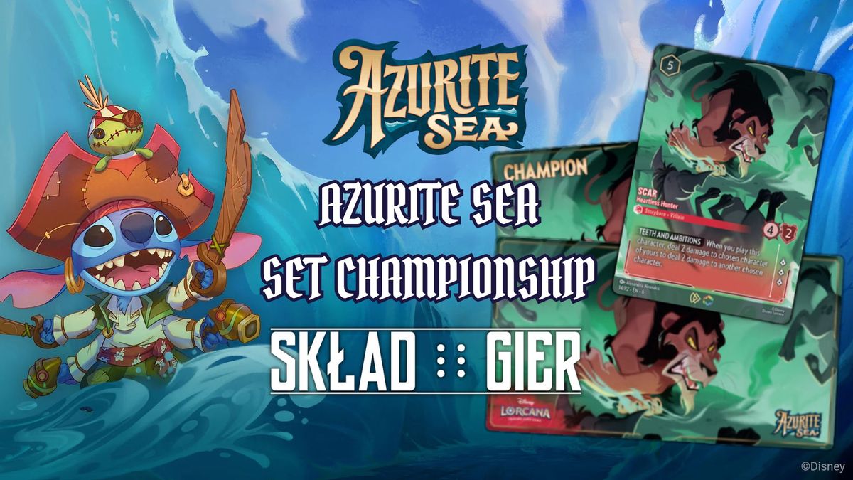 Azurite Sea Set Championship w Sk\u0142adzie Gier - Disney Lorcana