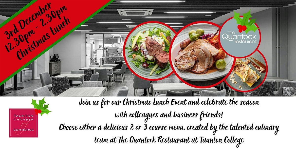 Christmas Lunch Event at The Quantock Restaurant