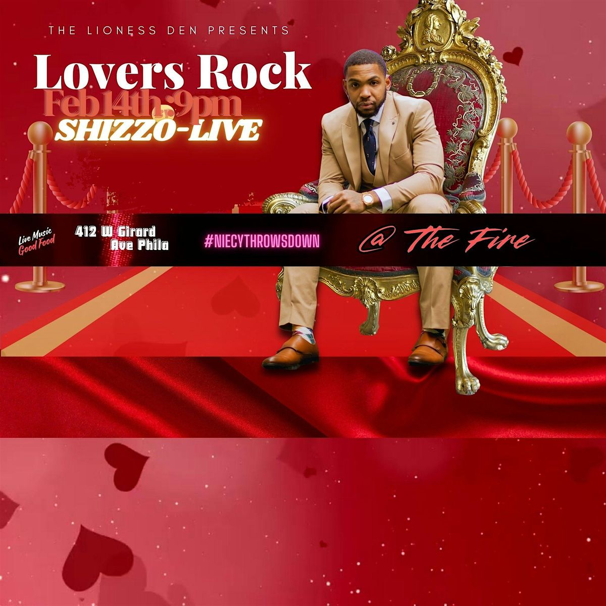 Shizzo Live @The Fire : "Lovers Rock"