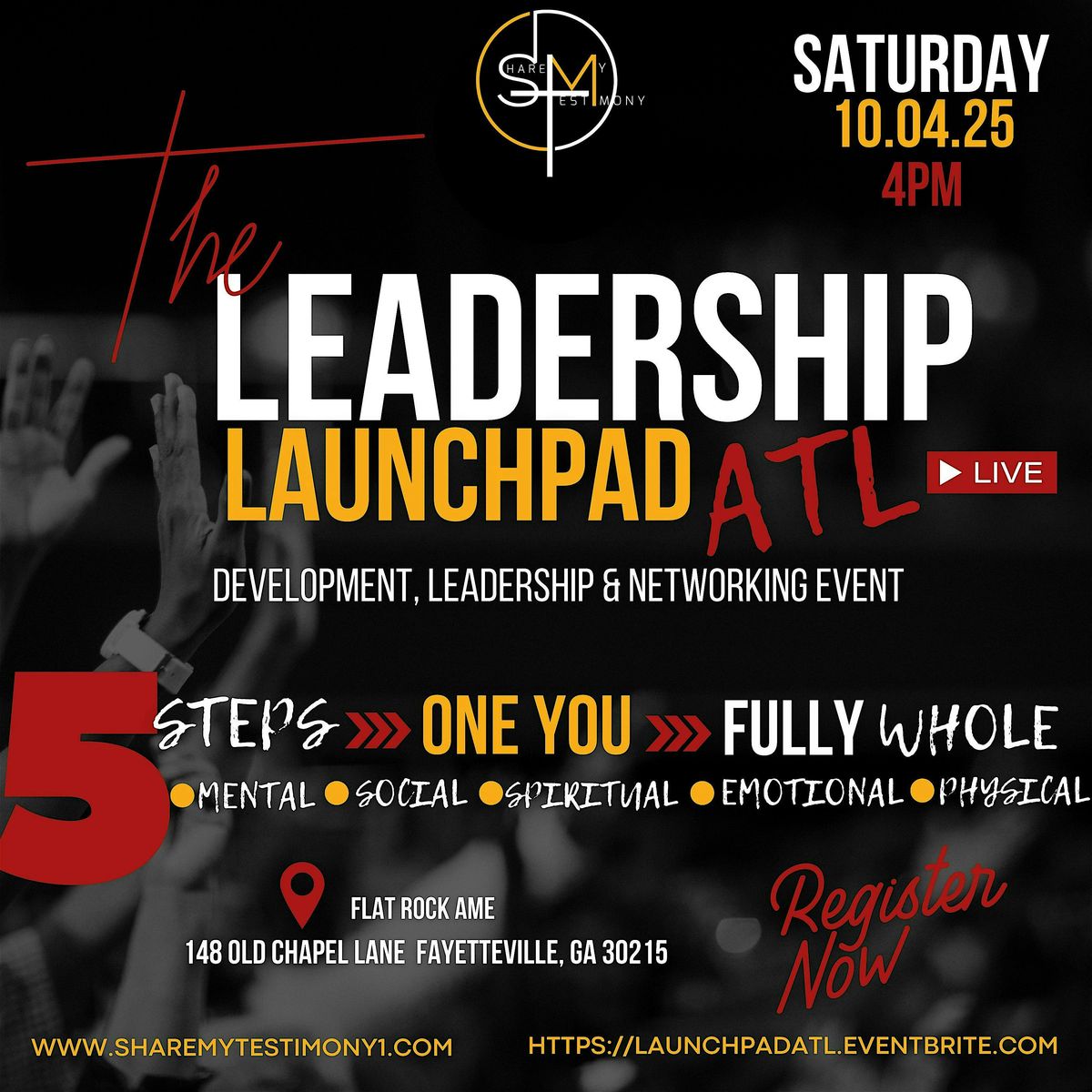Share My Testimony Inc. presents: The Leadership Launchpad