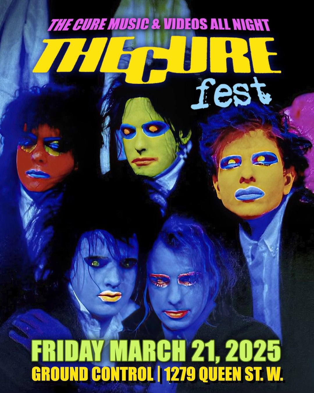 THE CURE Fest 2025 - ALL Cure ALL Night - 40th Anniversary of Head On The Door - WIN Prizes!