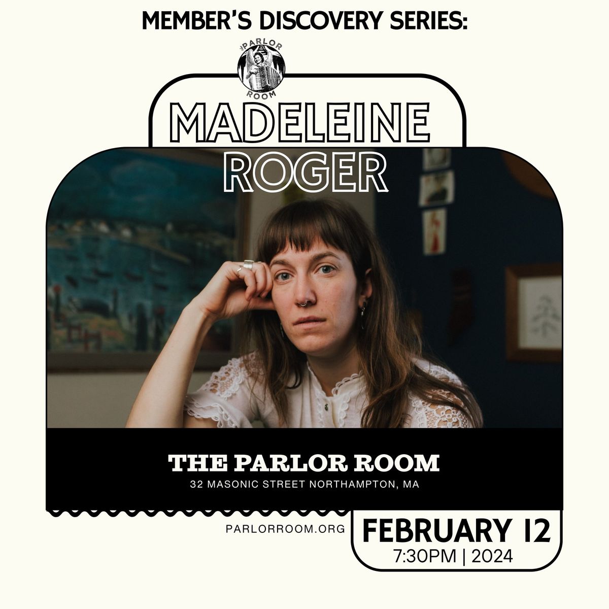 Members Discovery Series: Madeleine Roger at The Parlor Room