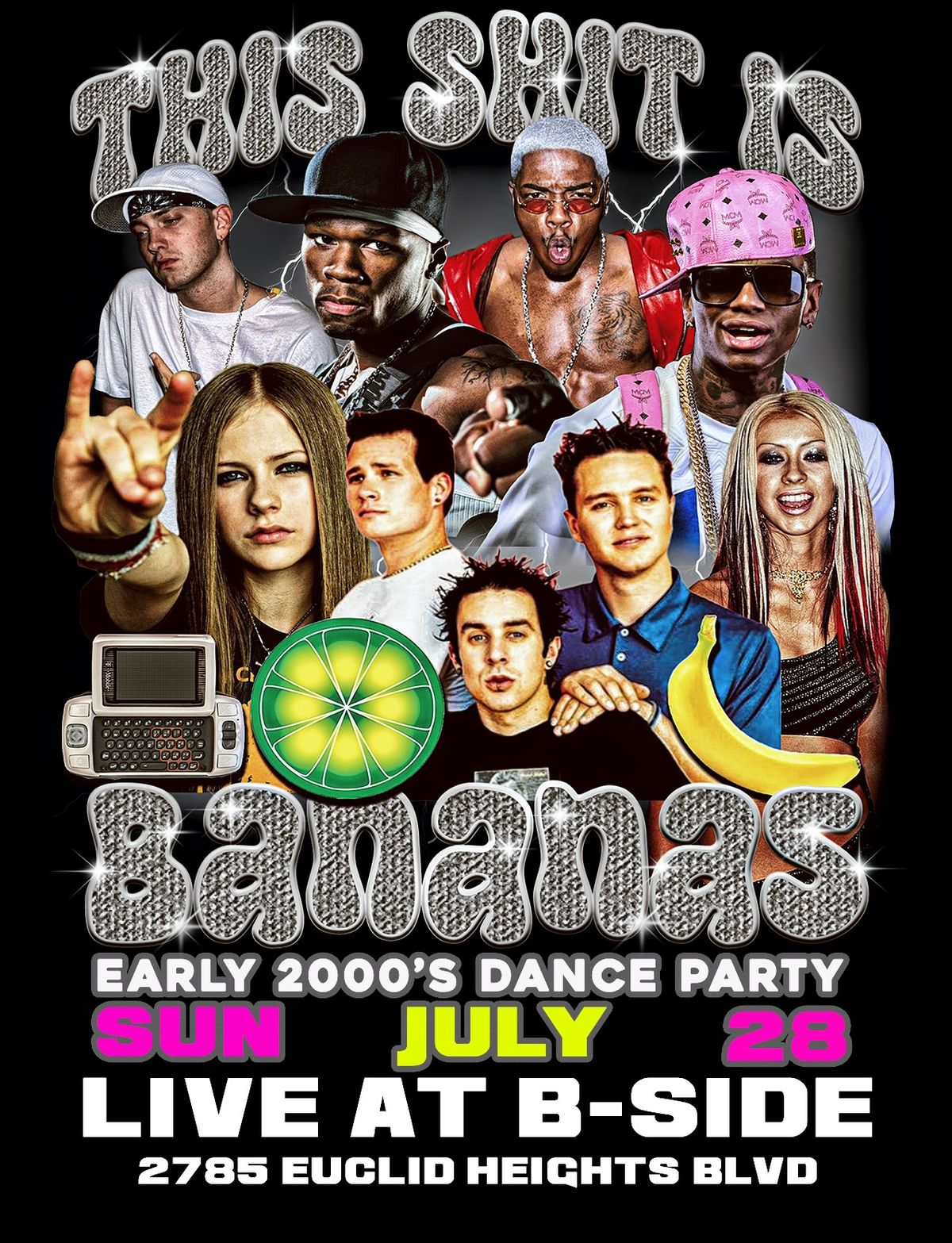 This Shxt is Bananas CLE (an early 00\u2019s dance party)