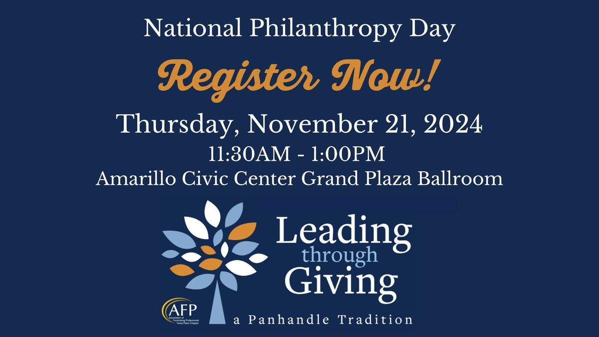 2024 National Philanthropy Day Awards Luncheon