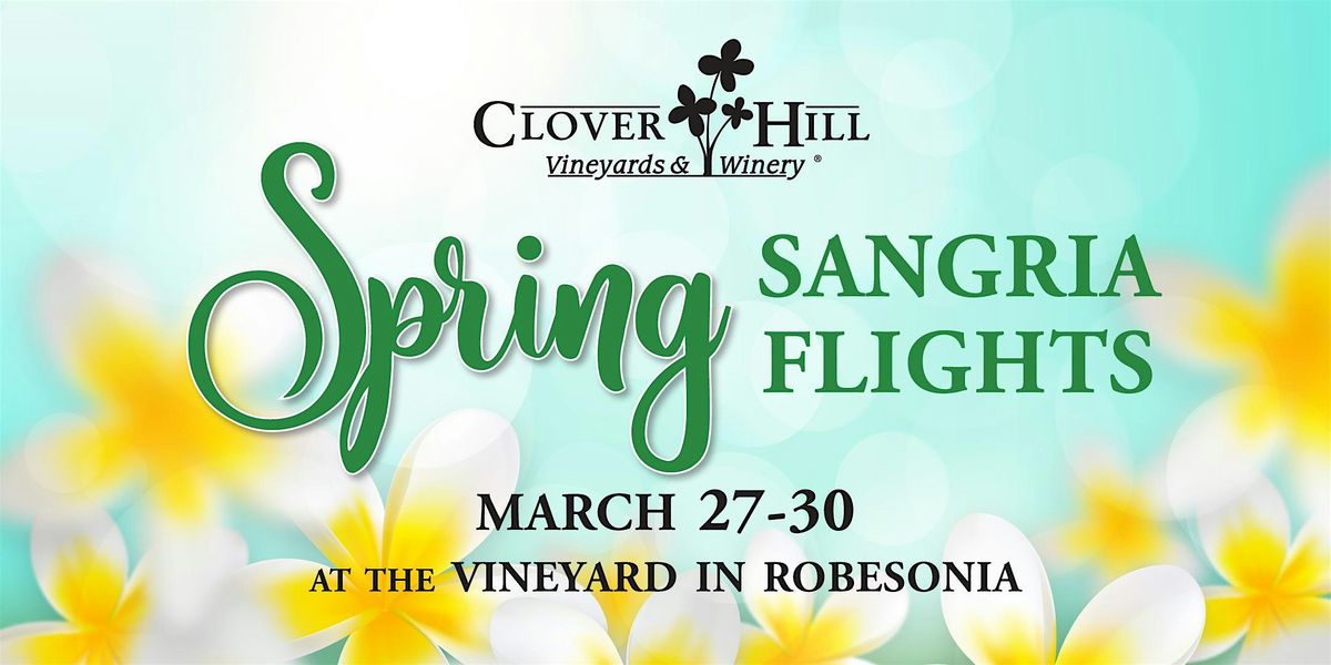 Spring Sangria Flights at the Vineyard in Robesonia