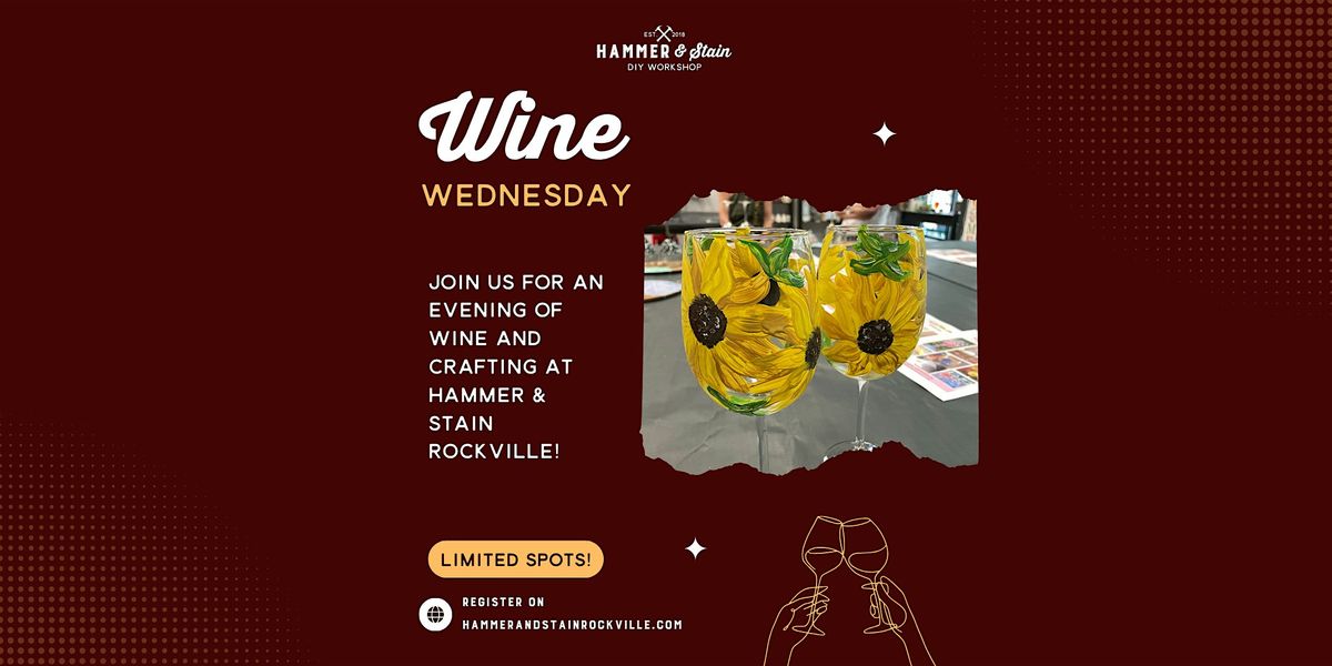 Wine Wednesday: Painted Wine Glass