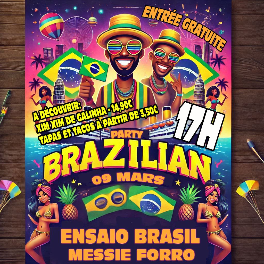 ENSAIO BRASIL avec MESSIE  FORRO) (Entr\u00e9e Gratuite)