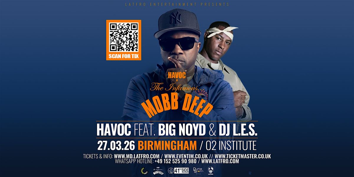 Mobb Deep Havoc feat. Big Noyd, DJ L.E.S. Live in Birmingham