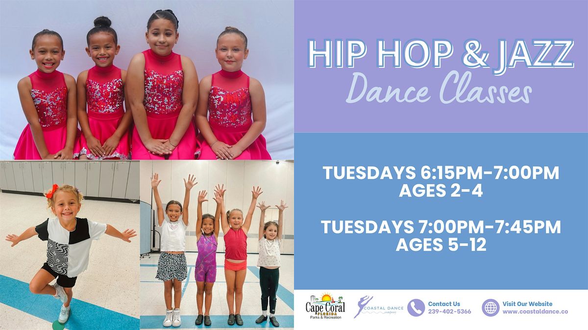 Hip Hop & Jazz Dance Classes in Cape Coral for Ages 2-12