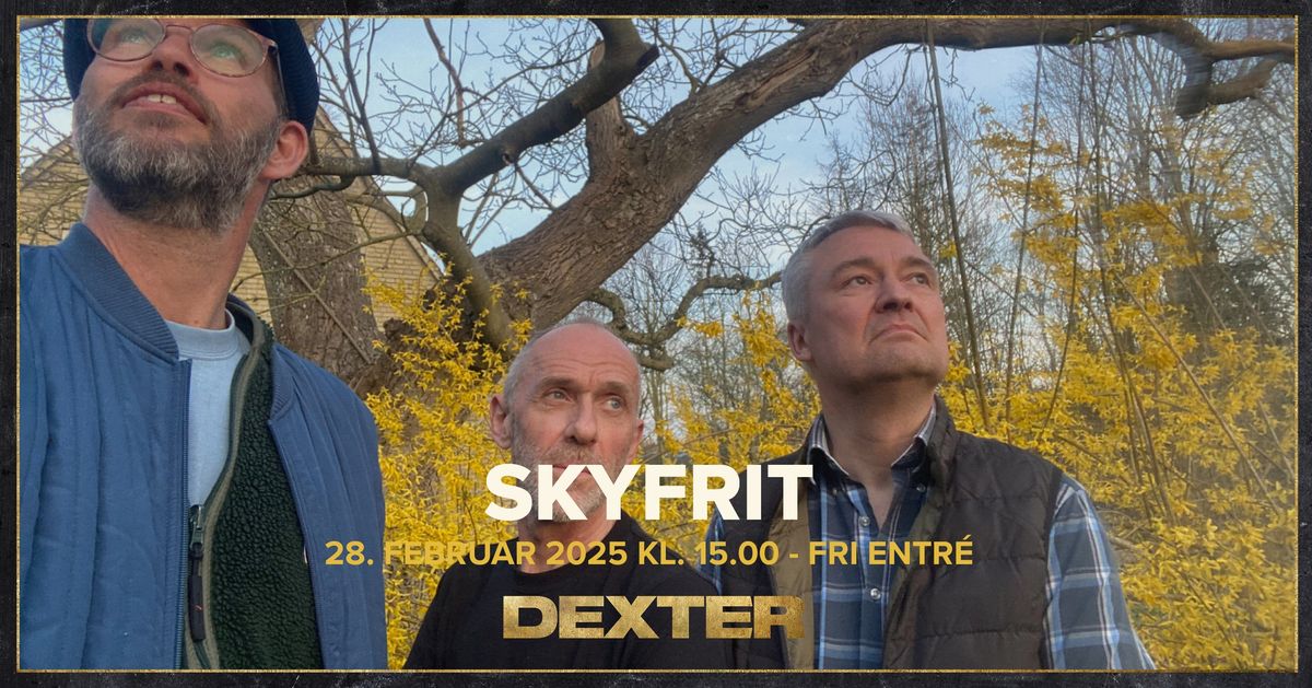 Fredagsbar Live: Skyfrit (fri entr\u00e9) - Dexter, Odense