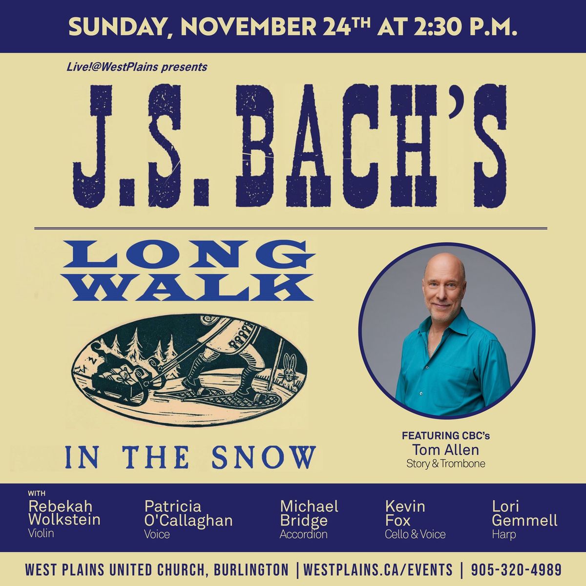 TOM ALLEN\u2019S J.S. BACH\u2019S Long Walk In The Snow