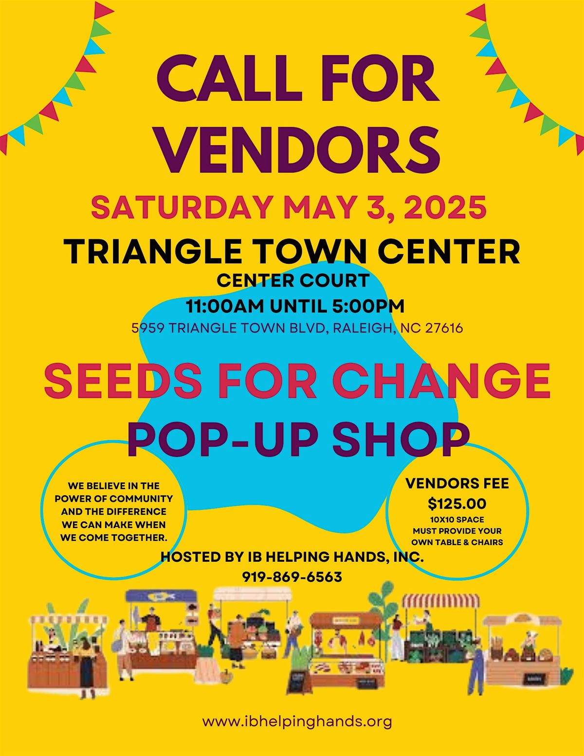 Seeds For Change Pop-Up Market